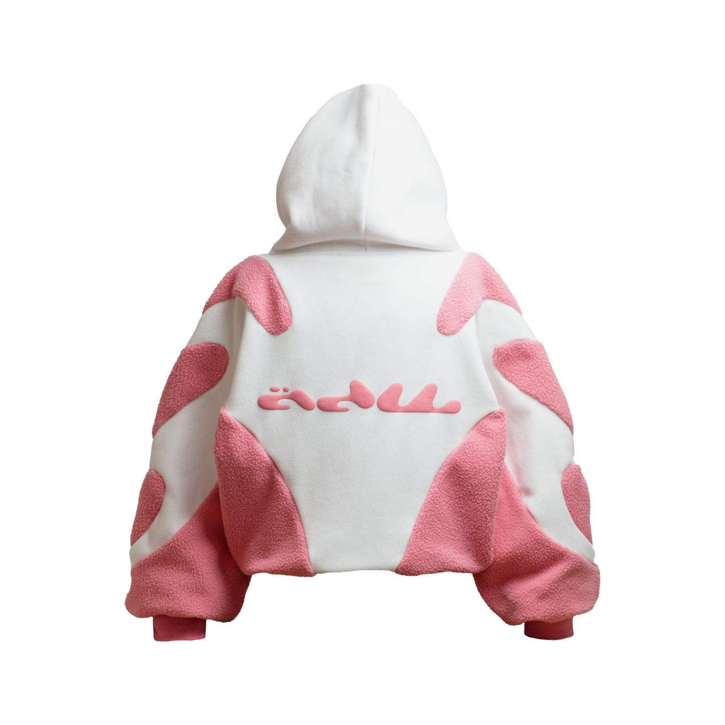 0 PINK WHITE HOODIE
