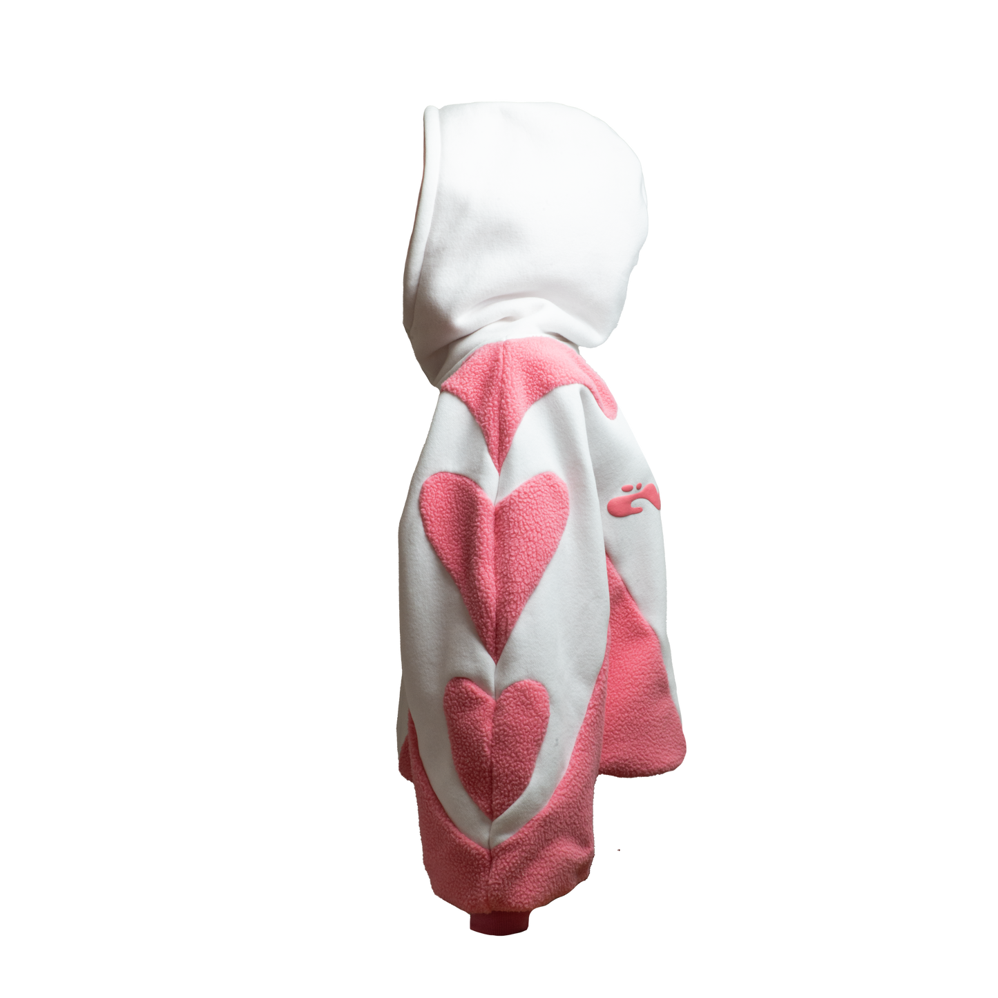 0 PINK WHITE HOODIE