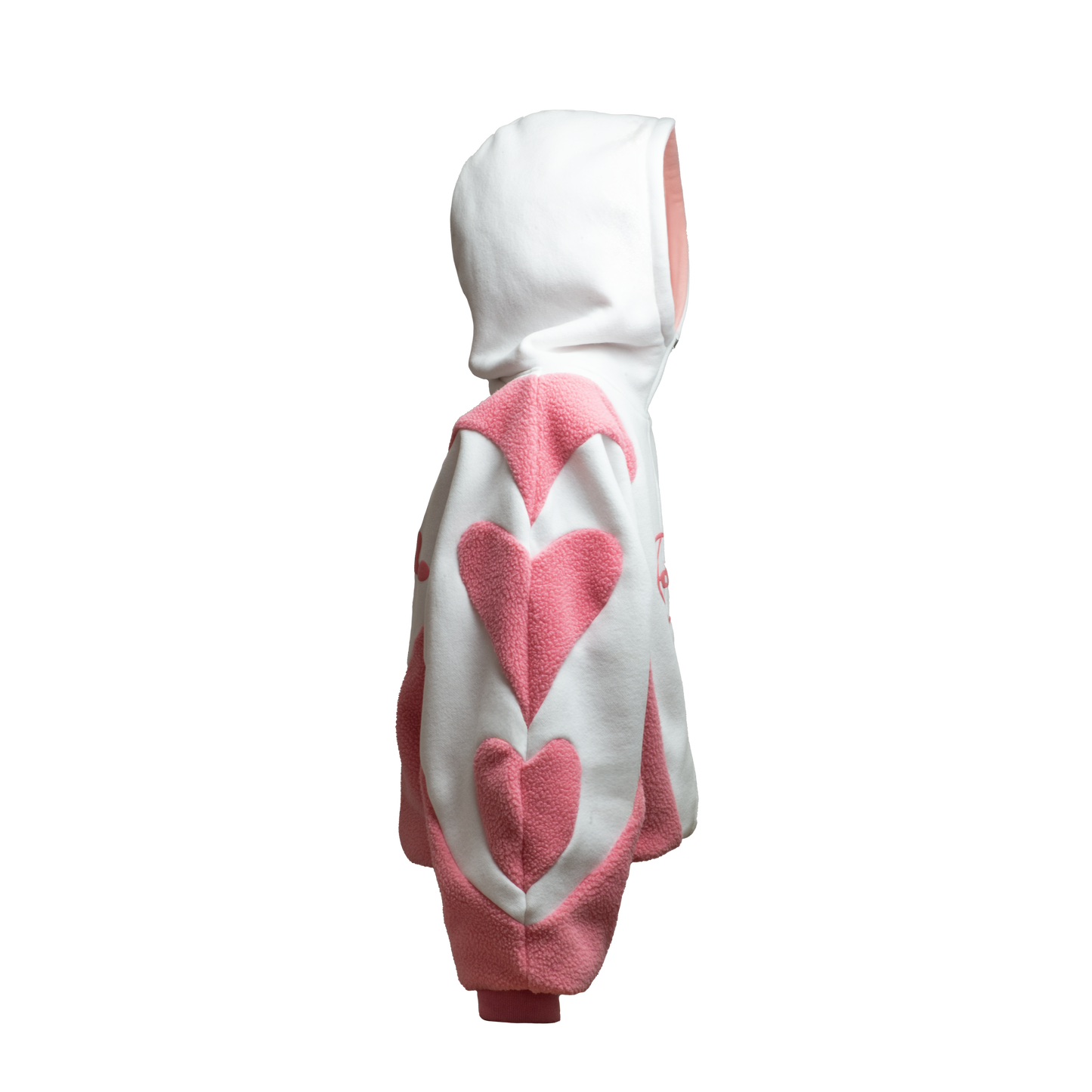 0 PINK WHITE HOODIE