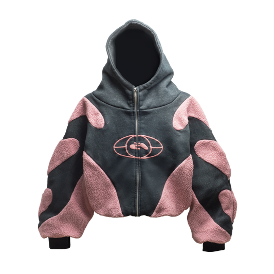 1 PINKBLACK HOODIE