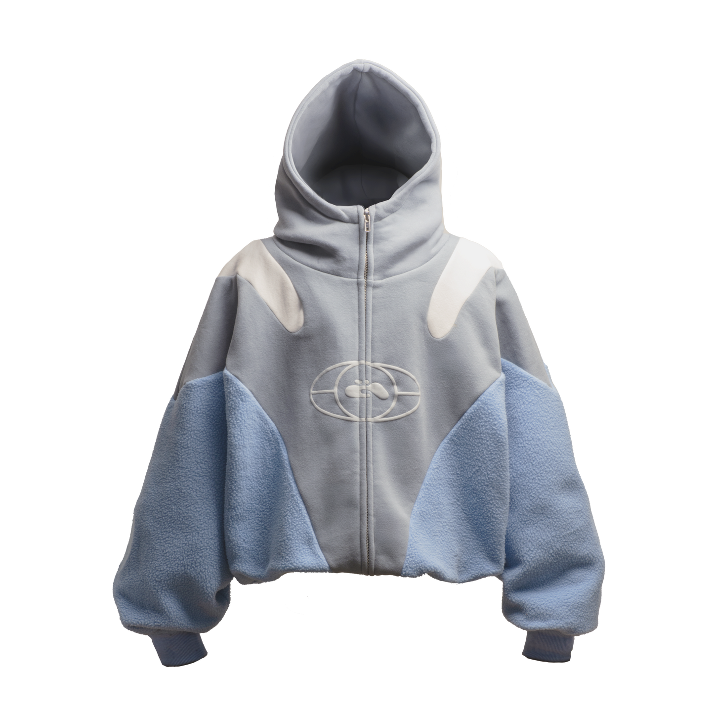 1 SKY BLUE & LIGHT GREY "IDEAL" HOODIE