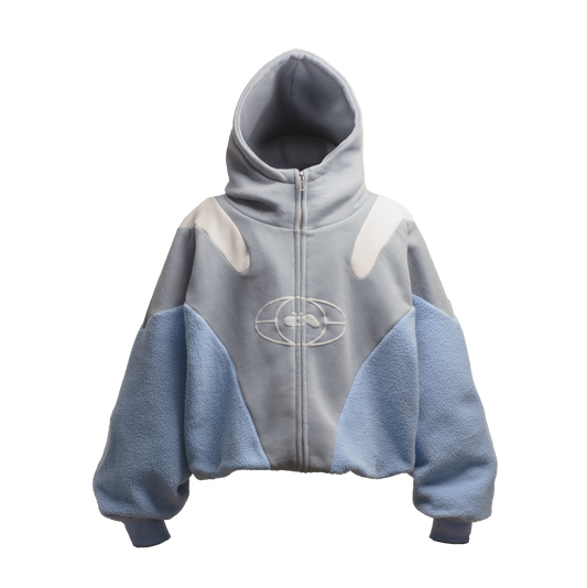 1 SKY BLUE & LIGHT GREY "IDEAL" HOODIE