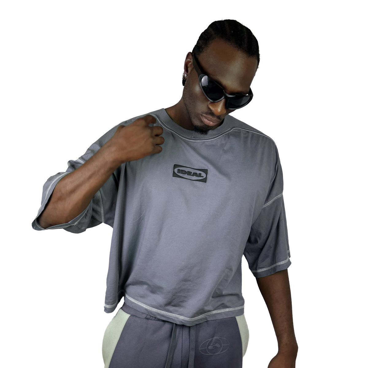 1 IDEAL TEE WASHED GREY