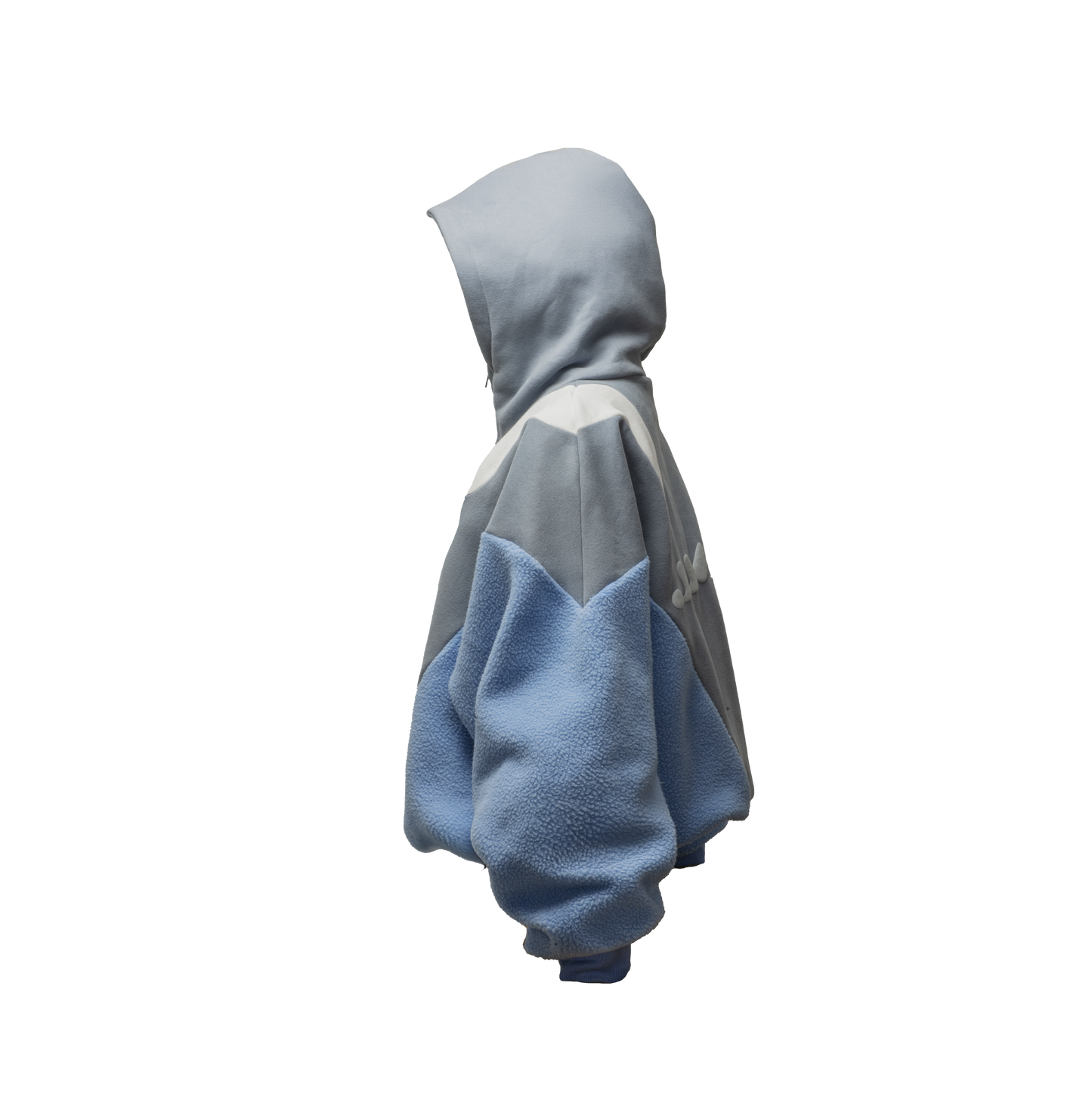 1 SKY BLUE & LIGHT GREY "IDEAL" HOODIE