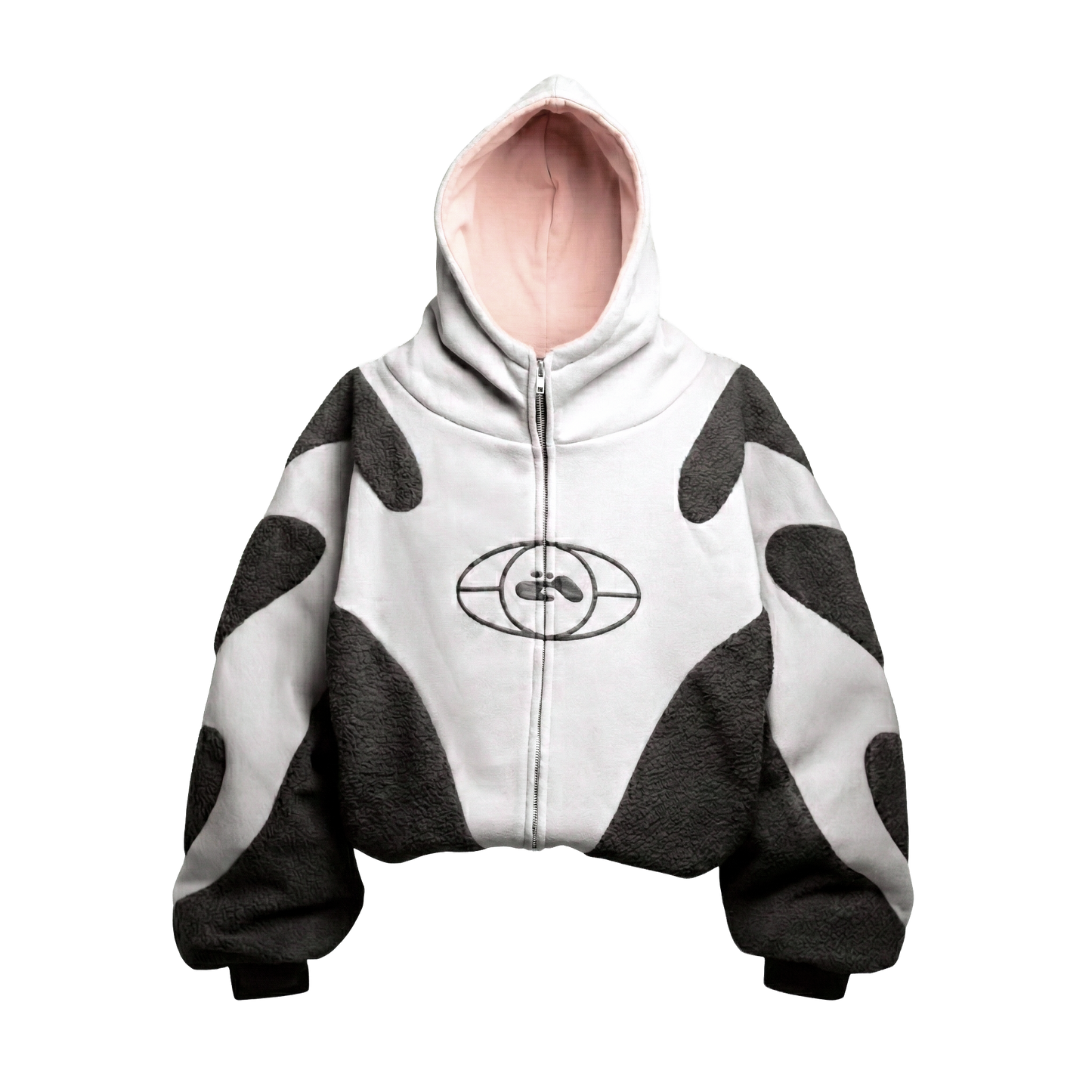0 WHITE BLACK HOODIE